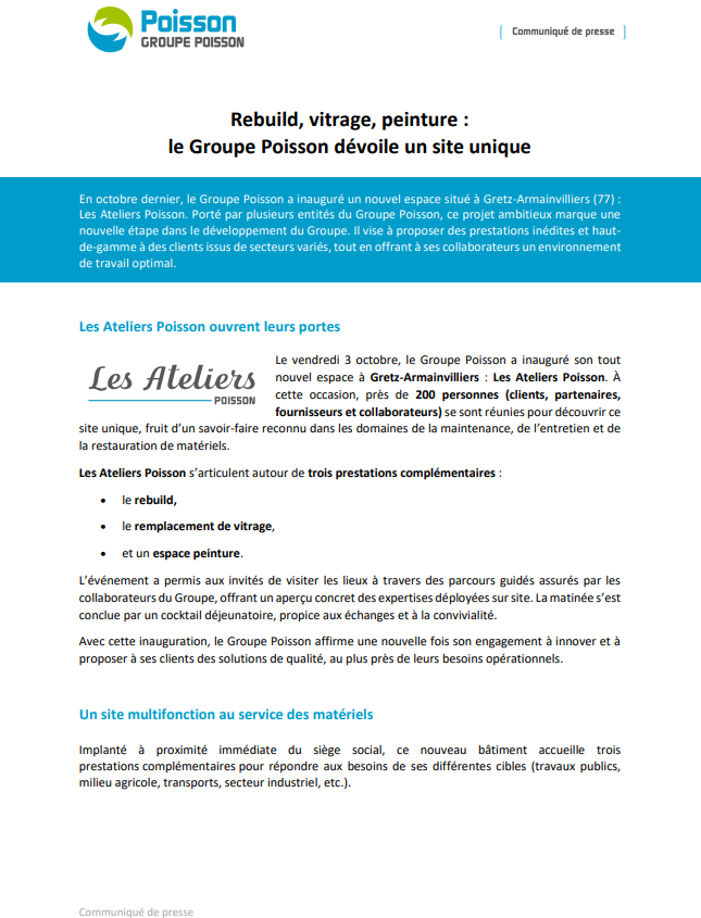 les ateliers poissons